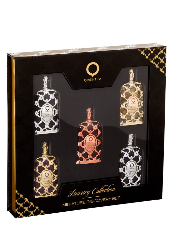 SET ORIENTICA MINIATURE EDP 7.5ML X 5 BY ORIENTICA