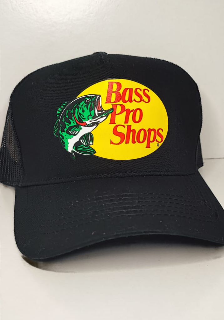 GORRA BASS PRO SHOP NEGRA SERIGRAFIA