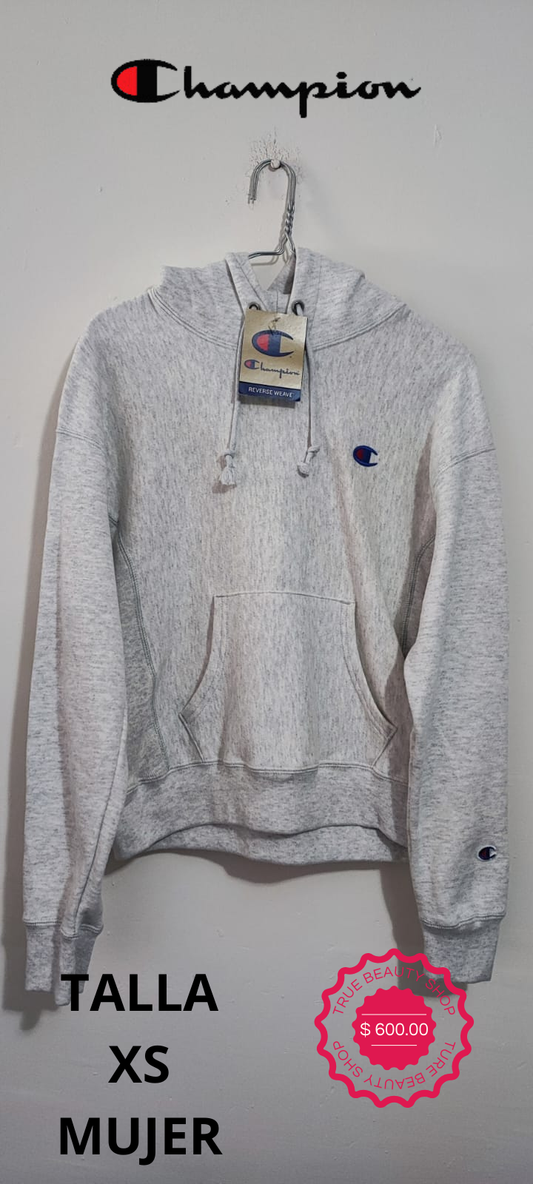 SUDADERA GRIS CLARO