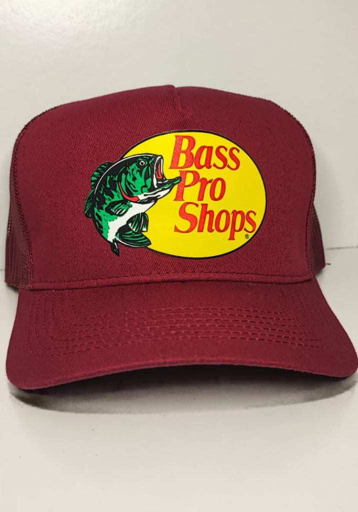 GORRA BASS PRO SHOP VINO SERIGRAFIA