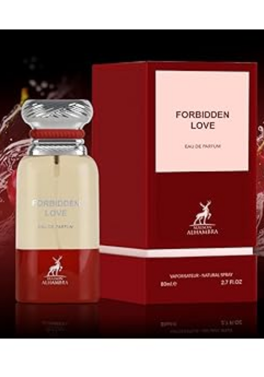 FORBIDDEN LOVE UNISEX EDP 80ML BY MAISON ALHAMBRA
