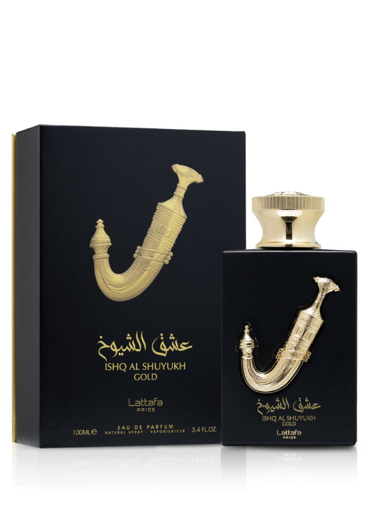 ISHQ A SHUYUKH GOLD UNISEX EDP 100ML BY LATTAFA