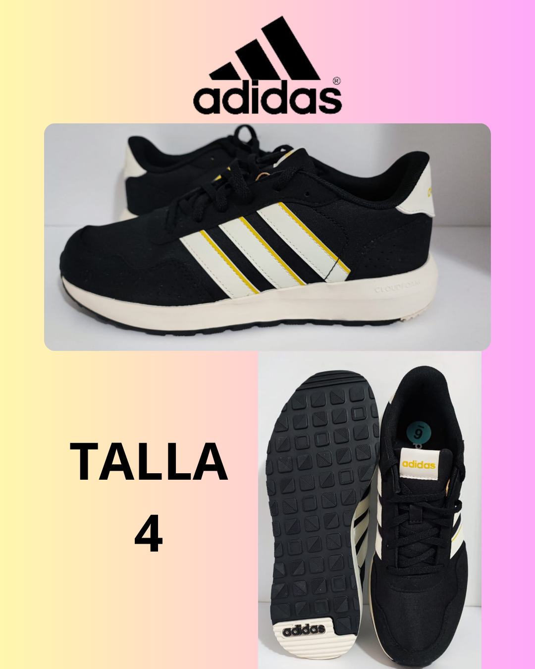TENIS PARA MUJER ADIDAS TALLA 4